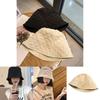 Elegant Uv Protection Fisherman Hat Womens Large Head Summer Vacation Hat