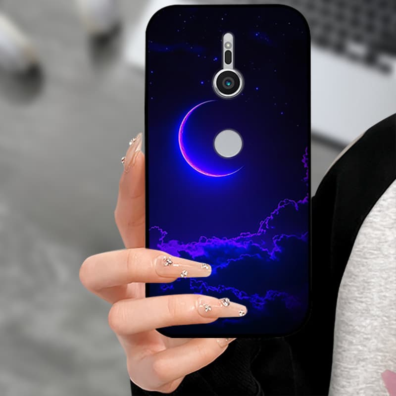 For Sony Xperia XZ2 XZ 4 2 1  Soft Silicone Black Back Shell Phone Cover For Sony XZ1 XZ2 XZ4 Funda Coque Shockproof Cases