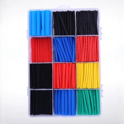 Kit de Tubes Thermorétractables Tubage Thermorésistant Enveloppe Thermorétractable pour Câbles Connexion Électrique Isolation de Câble Protection Manchonée