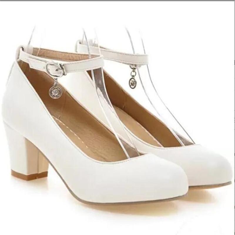 

Роскошные хрустальные туфли на массивном каблуке, повседневные женские туфли-лодочки, обувь для девочек, с круглым носком, милые, черные, розовые, на высоком каблуке, свадебные туфли для вечеринки, женские 43 43