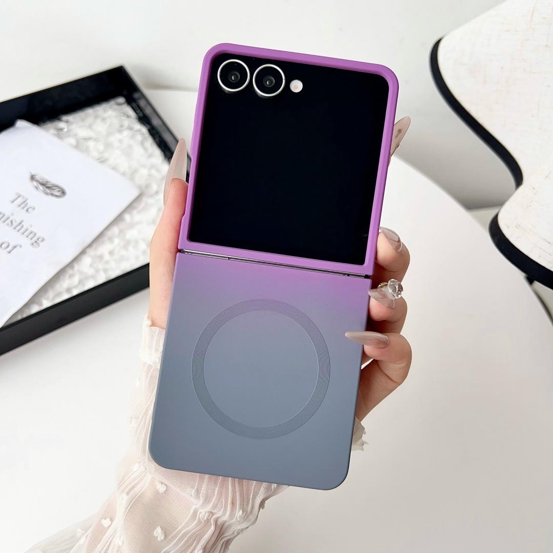 

For Samsung Galaxy Z Flip 7 Case Protective Shell Back Cover Fashion Gradient Colors Protector Mobile Phone Cases Galaxy Z Flip7