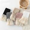 Baby Girls Leggings Lace Pants Kids Cotton Solid Ruffle Lace Children Tights Casual Pantyhose Trousers Spring Autumn