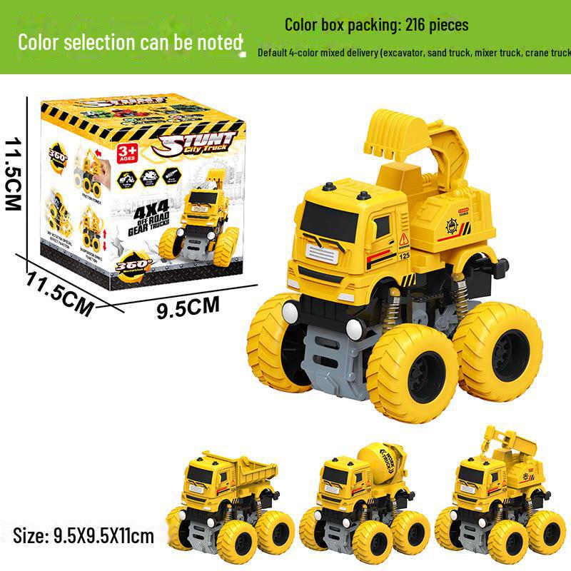 Children's Dinosaur Inertia Car: Four-Wheel Drive Off-Road Toy