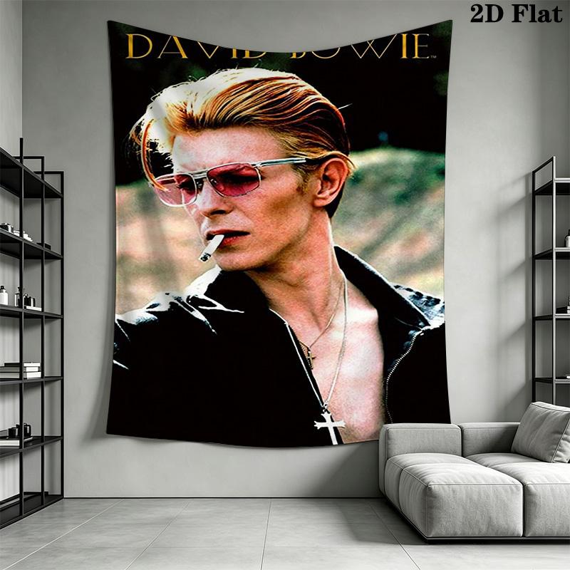 David Bowie Wall Tapestry Art Tapestry Background Cloth Fashion Print Background Cloth Wall Decoration Atmospheric Background Cloth