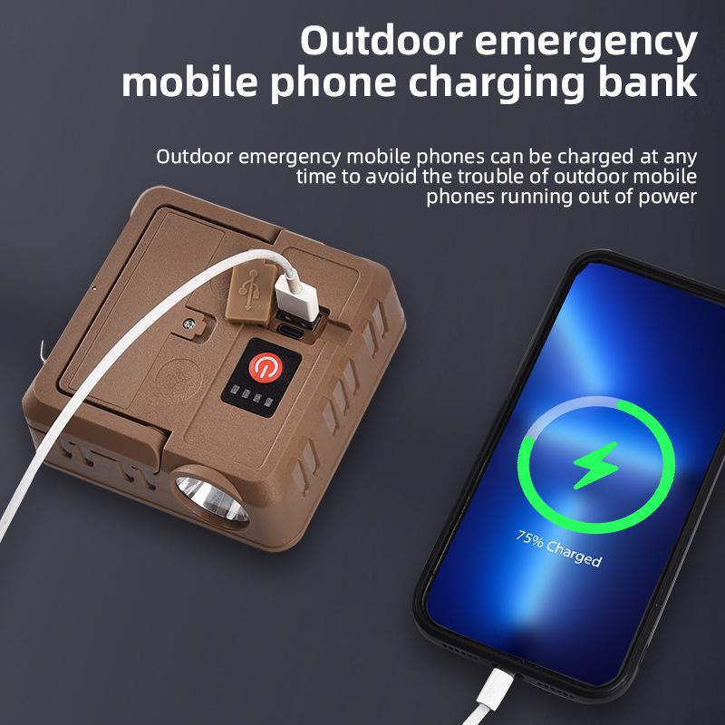 USB Rechargeable Bulb Outdoor LED Tent Light Blackout Emergency Camping Lights