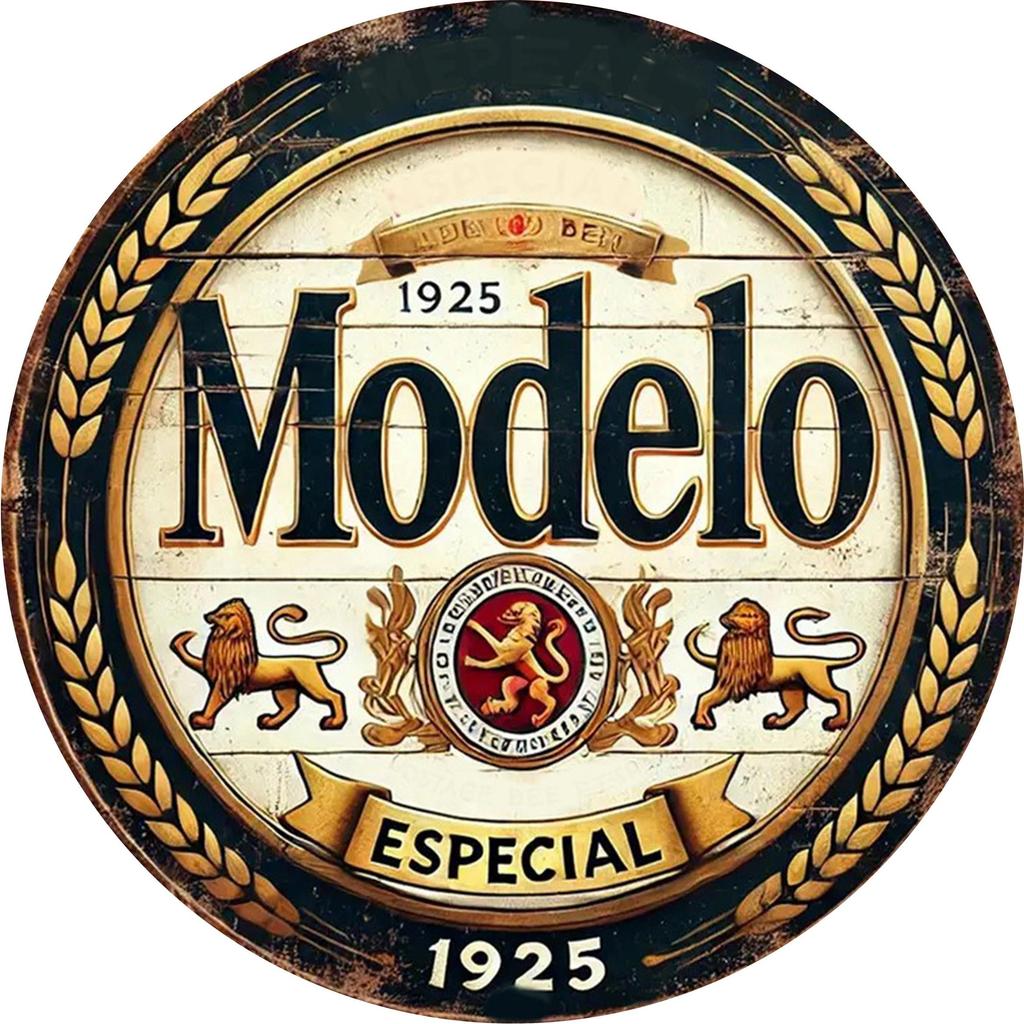 Segno in Latta Metallico Birra Decorazione Murale 20x30cm