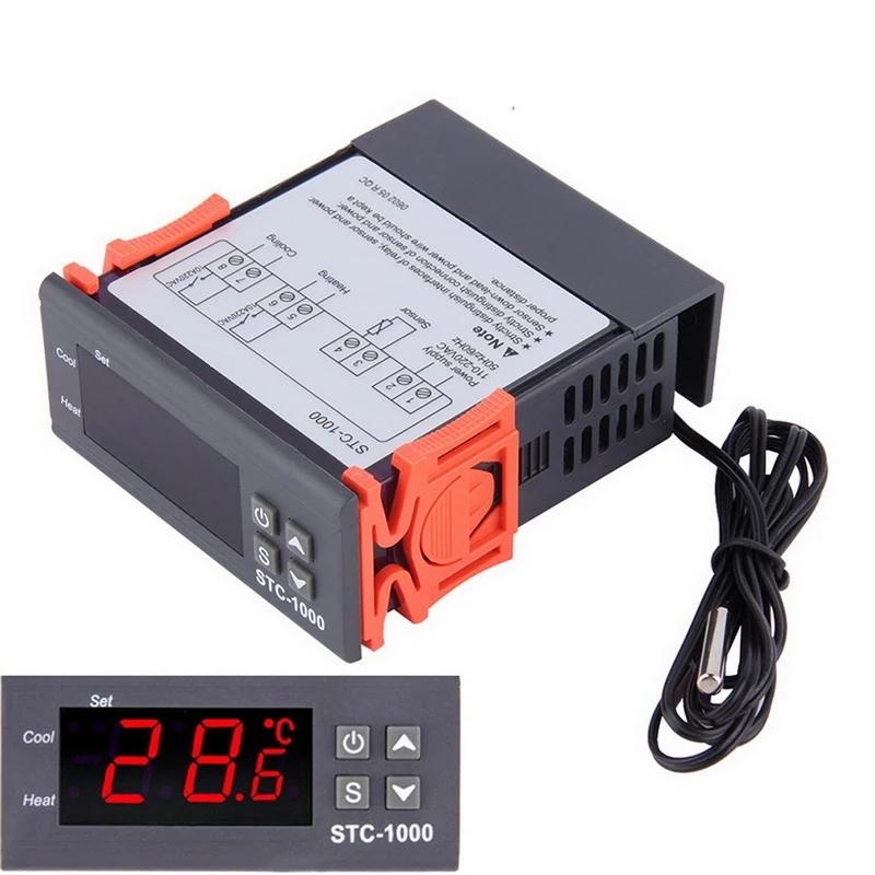 STC-1000 DC 12V All-Purpose Thermostat Digital Temperature Controller Sensor UK STC-1000 DC 12V All-Purpose Thermostat Digital Temperature Controller Sensor UK