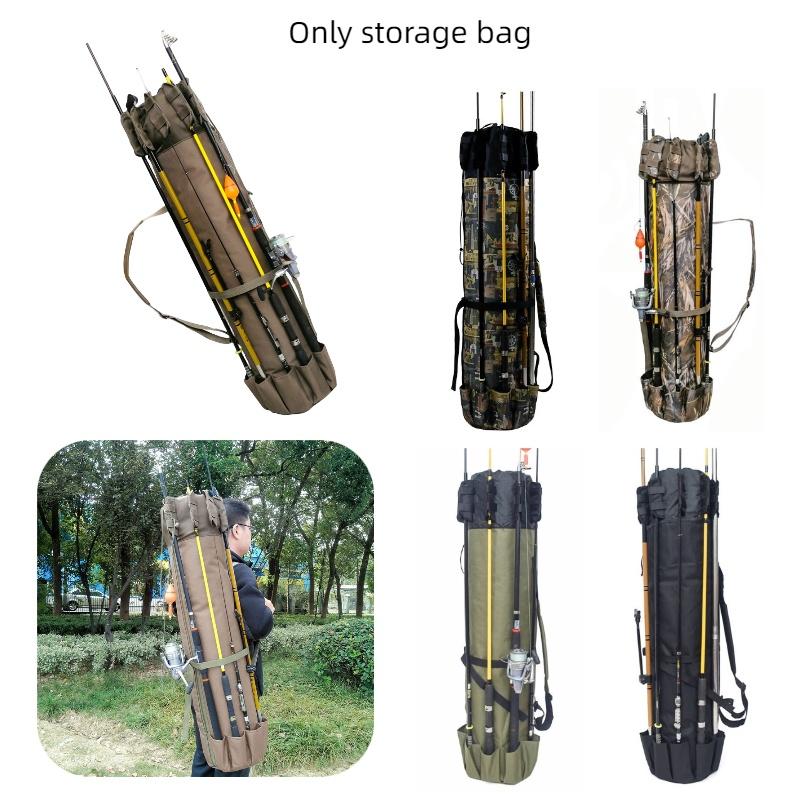Outdoor Capacity Large Oxford Cloth Fishing Rod Gear Storage Bag Accessory Gift