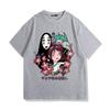 Japanese Anime Spirited Away 100% Cotton Short Sleeve T-shirt Men's and Women's Summer Fashion Brand Short Sleeve Clothes