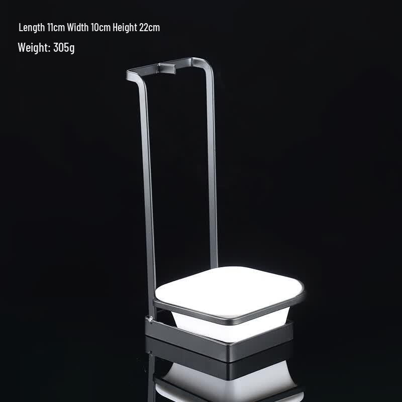 Stainless Steel Soup Ladle Holder & Spoon Rest