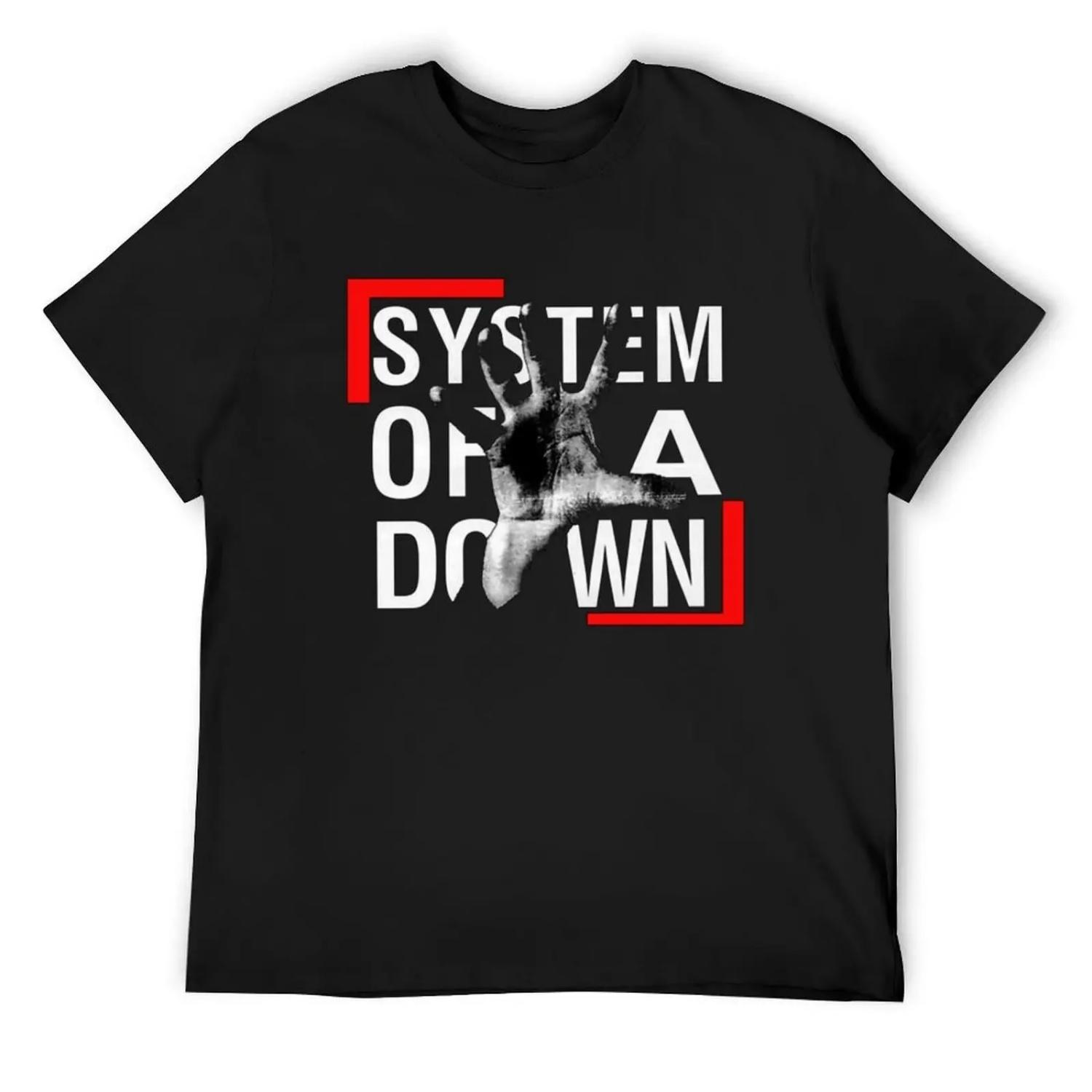 

System of a Hand T-Shirt Funny t-shirts Man t-shirt Clothing luxury clothes men XXXXXL