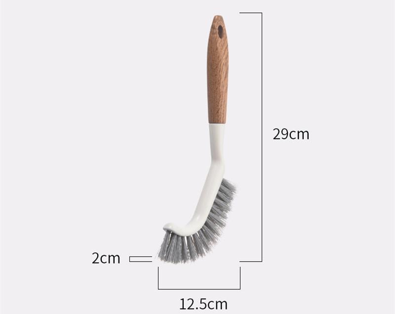 Xiangtai spot wooden handle floor gap brush dead corner window sill groove dirt removal multi-purpose cleaning brush factory