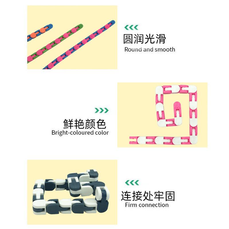 Produkt 24-Glieder Fahrradkette Wackytracks Fluid Armband Gelenk Spielzeug