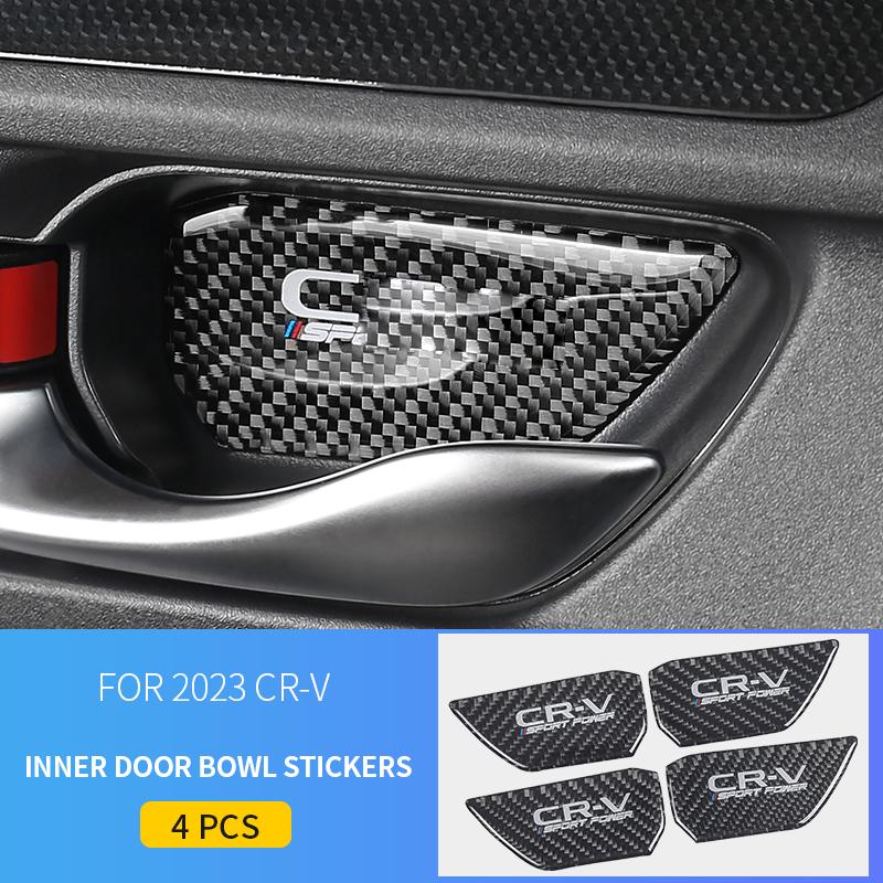 Car Inner Door Bowl Handle Cover Trim Drip glue Carbon fiber