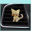 Cute Vintage Cat Car Air Freshener Decorative Aromatherapy Interior Ornament