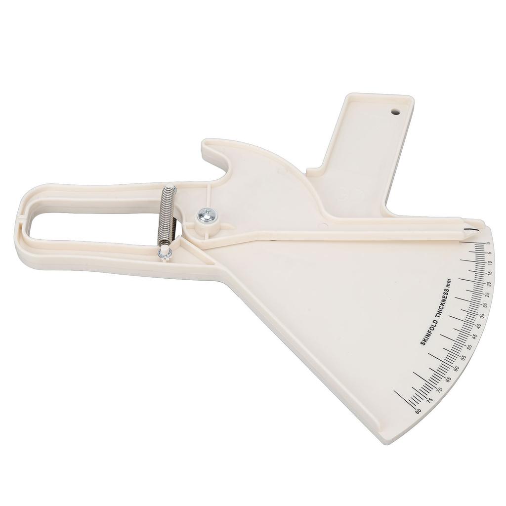 Body Fat Caliper Professional Double Spring Body Measurement Tape for Measurement White ZFC05