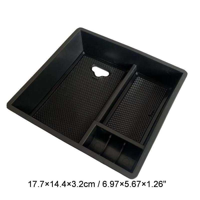 Car Center Console Armrest Storage Box-Multi-functional Vehicle Armrest Organizer Tray & Coin Holder for Car Accessories чёрный