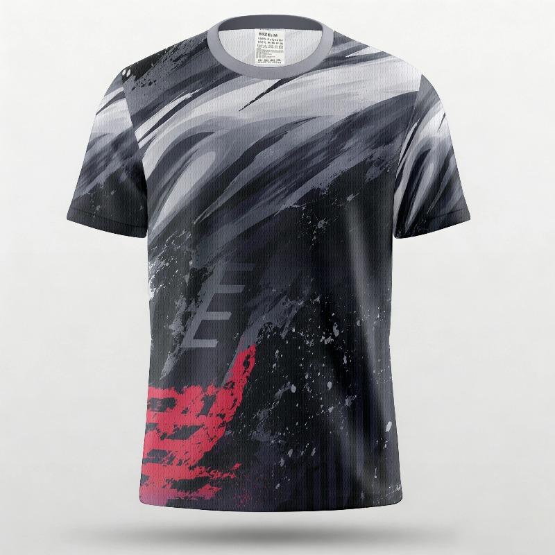 Men Women Soccer Jersey Quick Dry Sports T-Shirt Breathable Lightweight Football Training Running Athletic Tee S