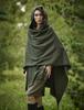 BEAUTELICATE Hooded Knee Cold Everyday Cosplay Cloak Women's Poncho, Large, Long, Wrap, Wrap, Cape, Cloak, Protection, Unisex, Use,