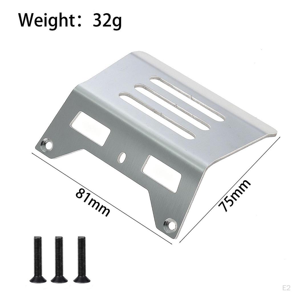 1/10 RC Car Front Protector Easy Installation High Performance Retrofit Spare Parts Stainless Steel