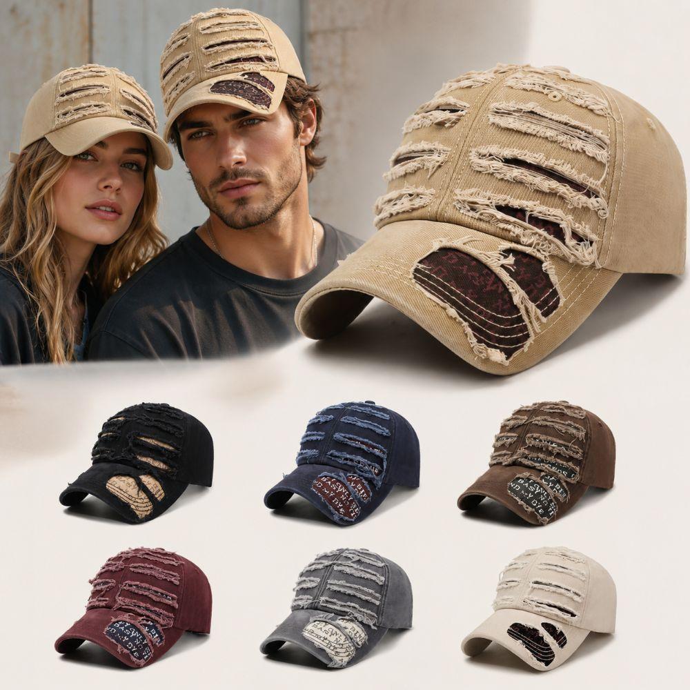 Cool Baseball Cap Unisex Cotton Cowboy Hat Fashion Retro Peaked Cap Men Women