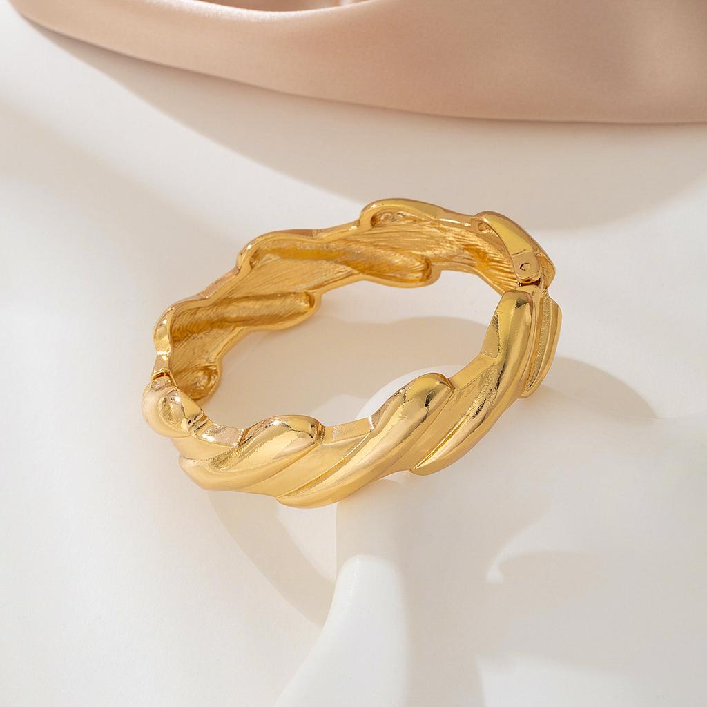 Simple Stripe Bracelet Ring Set