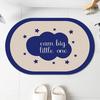 Bathroom Kitchen Carpet Hallway Doormat Anti-Slip Carpet Absorb Water Kitchen Bath Mat Floor Mat Non-Slip Entryway Mat for Living Room Home Decor