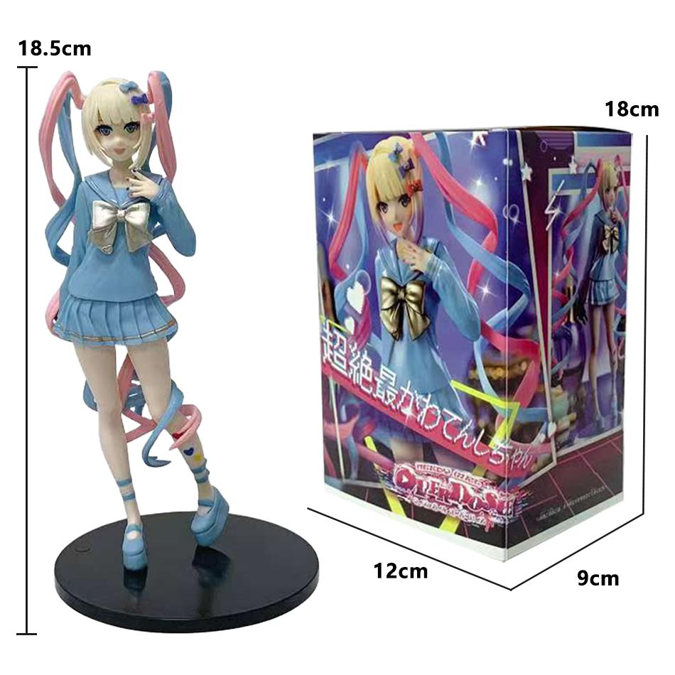 NEW Anime NEEDY GIRL OVERDOSE Figures Cute Rain Action Figures Beautiful Girl Model PVC Figurine Collection Desktop Birthday