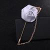 NEW Men's Advanced Chic Brooches Leaf Rabbit Pin Suit Shawl Lapel Pins Uxedo Corsage Hat Shirt Collar Pin Party Daily Accessory