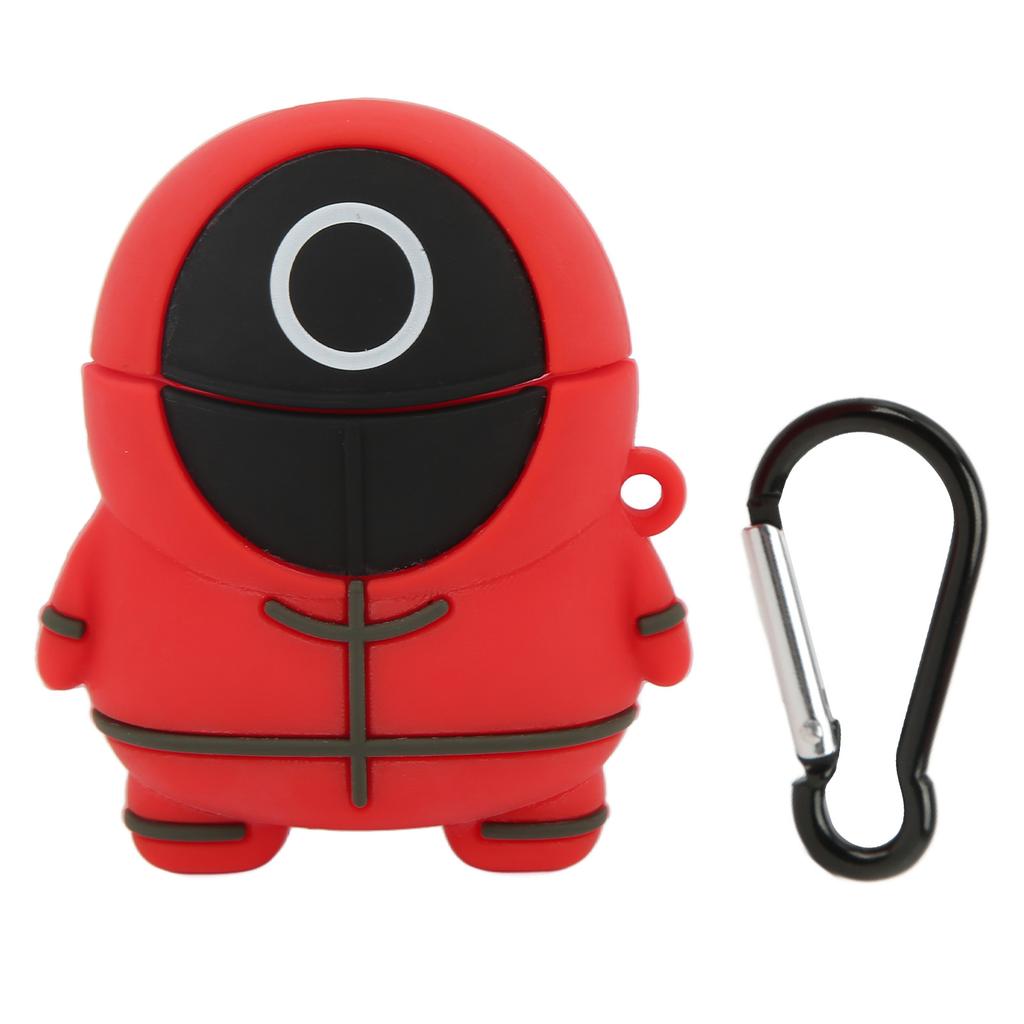 Headphone Case Cover Silicone Protective Storage Box with Keychain for IOS Wireless Earbuds
