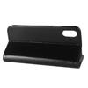 Etui - Premium - iPhone X / XS - Skóra PU - Wstrząsoodporne - Funkcja podstawki - Czarne