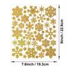 Christmas Snowflake Sticker Sands Glitter Holiday Party Decoration Gift Greeting Card Handbag DIY Winter Snowflake Sticker