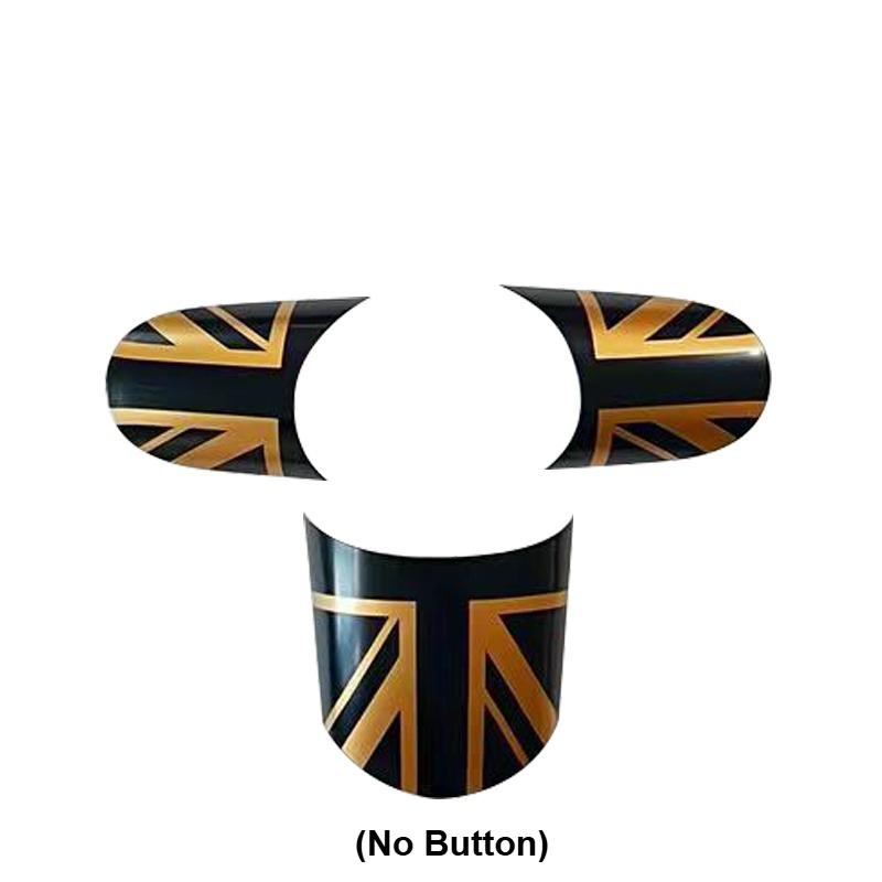 For BMW For Mini Cooper 1st Gen For R50 R52 R53 1Set Car Steering Wheel Button Panel Cover Stickers Car Interior Accessories