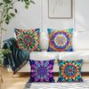 4Pcs Bohemian Mandala Cushion Covers Single-sided Printed 45CM Throw Pillow Case Cover Sofa Cushion Home Room Decor
