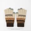 Thick Ethnic Style Gloves Driving Gloves Men Wool Mittens Warm Knitted Gloves  Outdoor