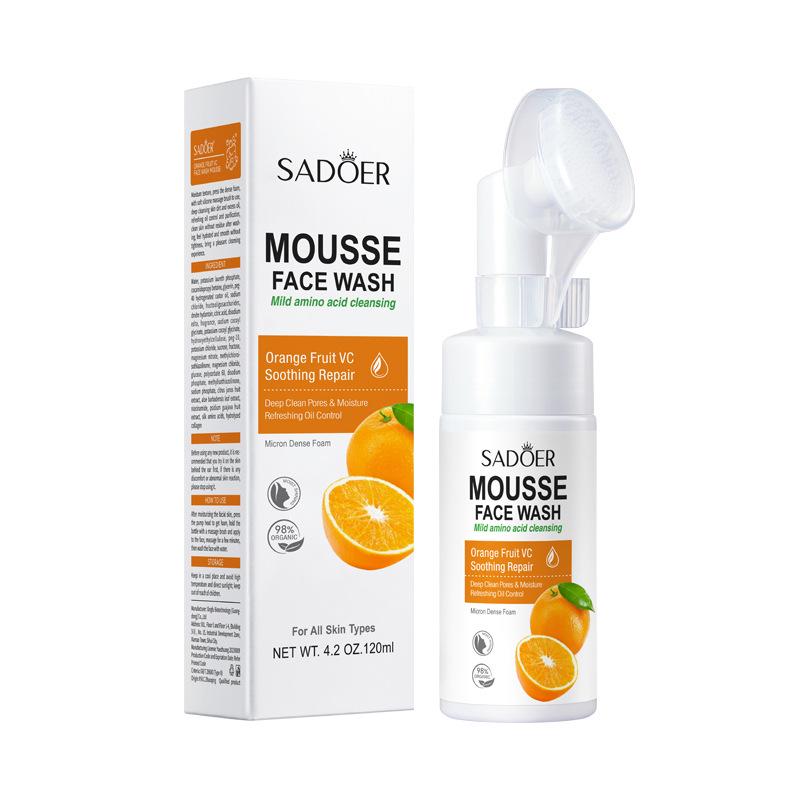 SADOER VC Amino Acid Cleansing Mousse - English Label Facial Cleanser