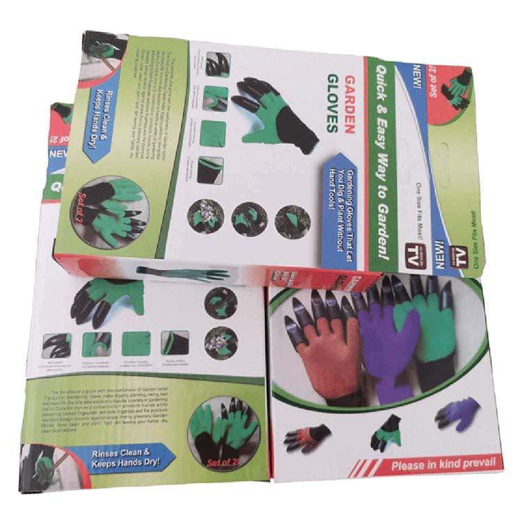 Paws Garden Gloves Flower Planting Stab-Proof Waterproof Weeding Explosive Latex Digging Gardening Gloves acardboardbox*3pcs