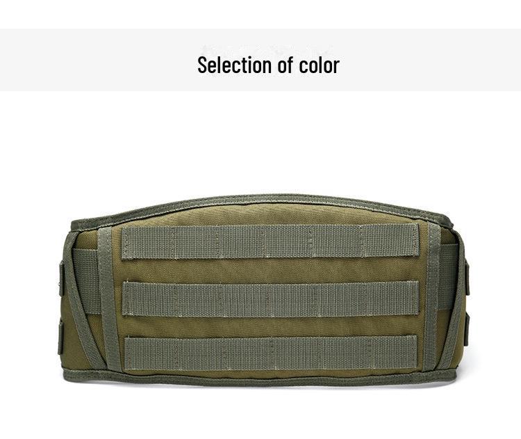 Camouflage Molle Tactical Outdoor Waist Belt - Multi-Purpose Military-Style Gear Belt for Field Use