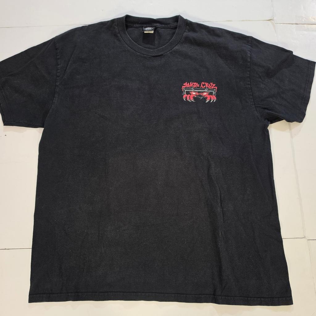 Santa Cruz Skateboards Crab Monster Claw Grafik T-Shirt Schwarz XL RN153769 Unisex T-Shirt