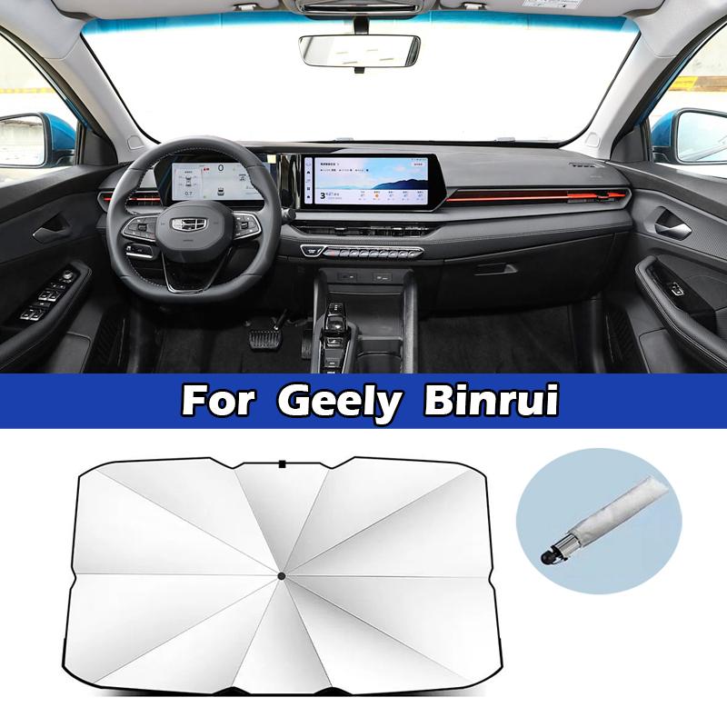 Auto Zonnescherm Paraplu Voorruit UV Beschermer Voor Geely Monjaro Xingyue L Preface Boyue Emgrand Haoyue Panda Binrui Binyue