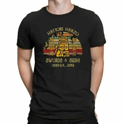 Hattori Hanzo Okinawa Japan Vintage Schwerter Herren T-Shirt