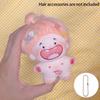 12 Zodiac Constellations Keychain Cute Kawaii Cartoon Stuffed Doll Fashion Bag Charms Phone Car Key Hanging Pendant Birthday Gifts