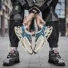 Fashion New Men's Casual Sports Shoes Fly Woven Mesh Breathable TPU Hollow Sole Wear-resistant Anti-slip Tennis Basketball Sports Shoes