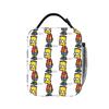 Bart S-Simpsons Lunch Bag For Child Graphic Design Lunch Box Leisure Travel Cooler Bag Portable Waterproof Thermal Lunch Bags