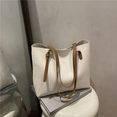 High Texture Fashionable Versatile Bag Women's New Trendy Winter Large Capacity Niche Light Luxury Shoulder Tote Bag Women