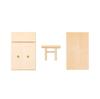 Torii Gate Stand for Shrine and Temple Amulets, Simple Shinto Shrine, Compact, Assembly Required, Shinto Items, Goshuincho (Stamp Book), Wooden Tags