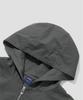 Agod Bio-Washed Ripstop Hooded Jacket [Charcoal]