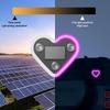 Car Led Window Decoration Heart Neon Light Suction Cup Fixed Luminous Heart Solar Ambient Neon Light Car Lights Accessories 1Pc