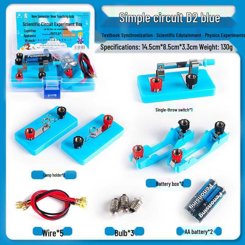 4th Grade Simple Circuit Science Kit: Light Up Bulbs for Primary & Junior High Physics
