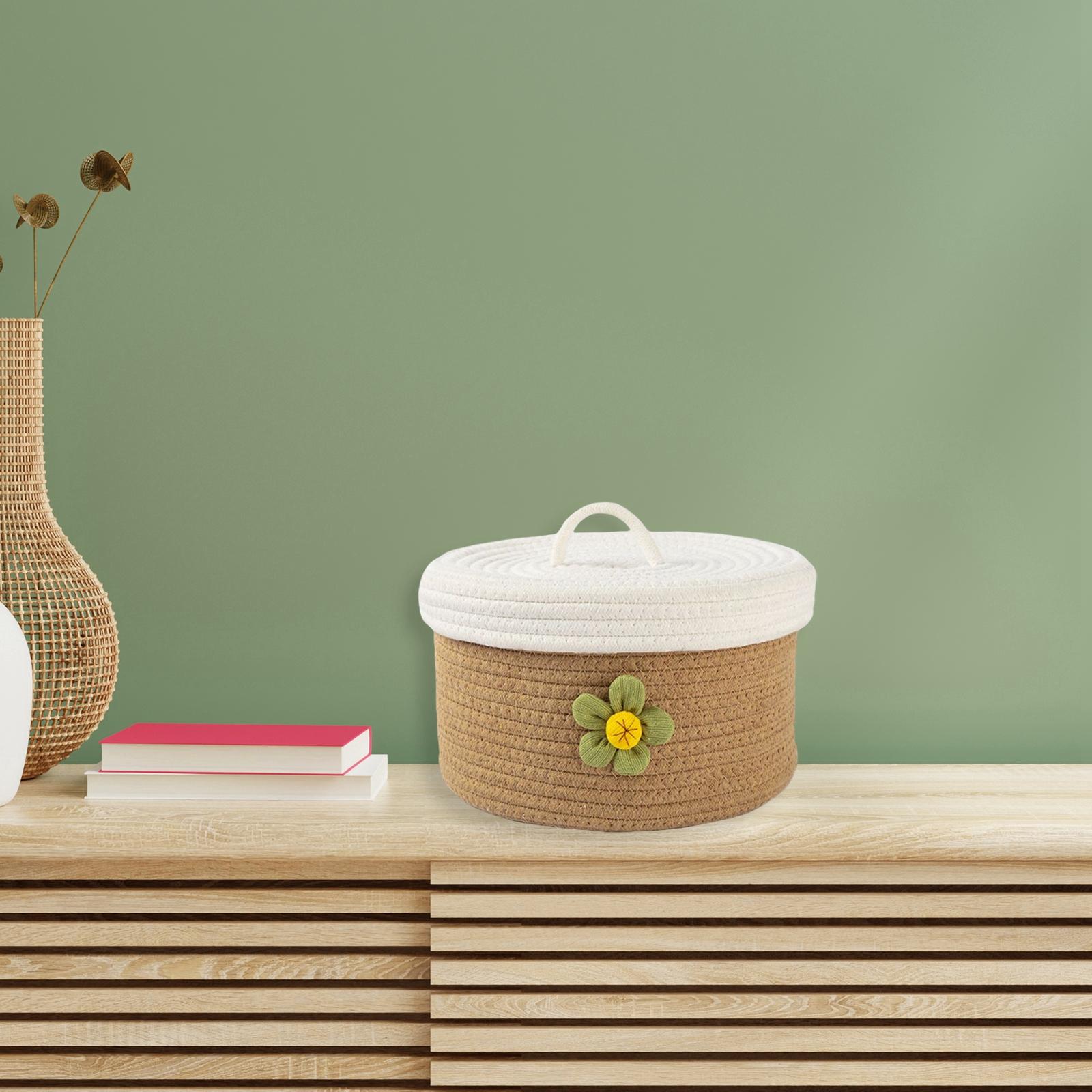 Multi Purpose Laundry Basket with Lid Basket Decorative Basket for Kitchen Towels toys Nursery Living Room